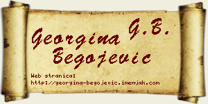 Georgina Begojević vizit kartica